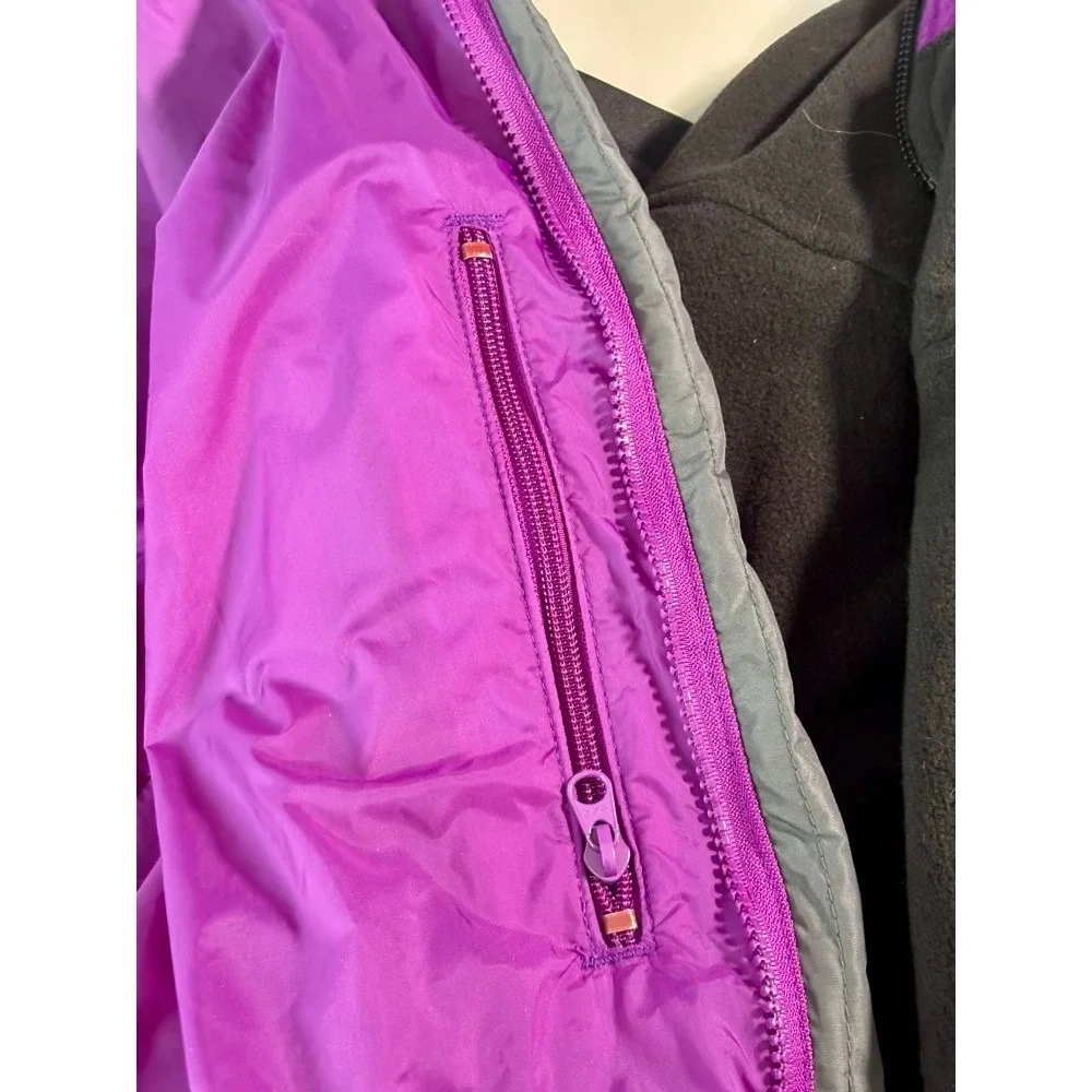Columbia Bugaboo 3-in-1 Interchange Jacket Womens Medium Purple VTG Ski Retro